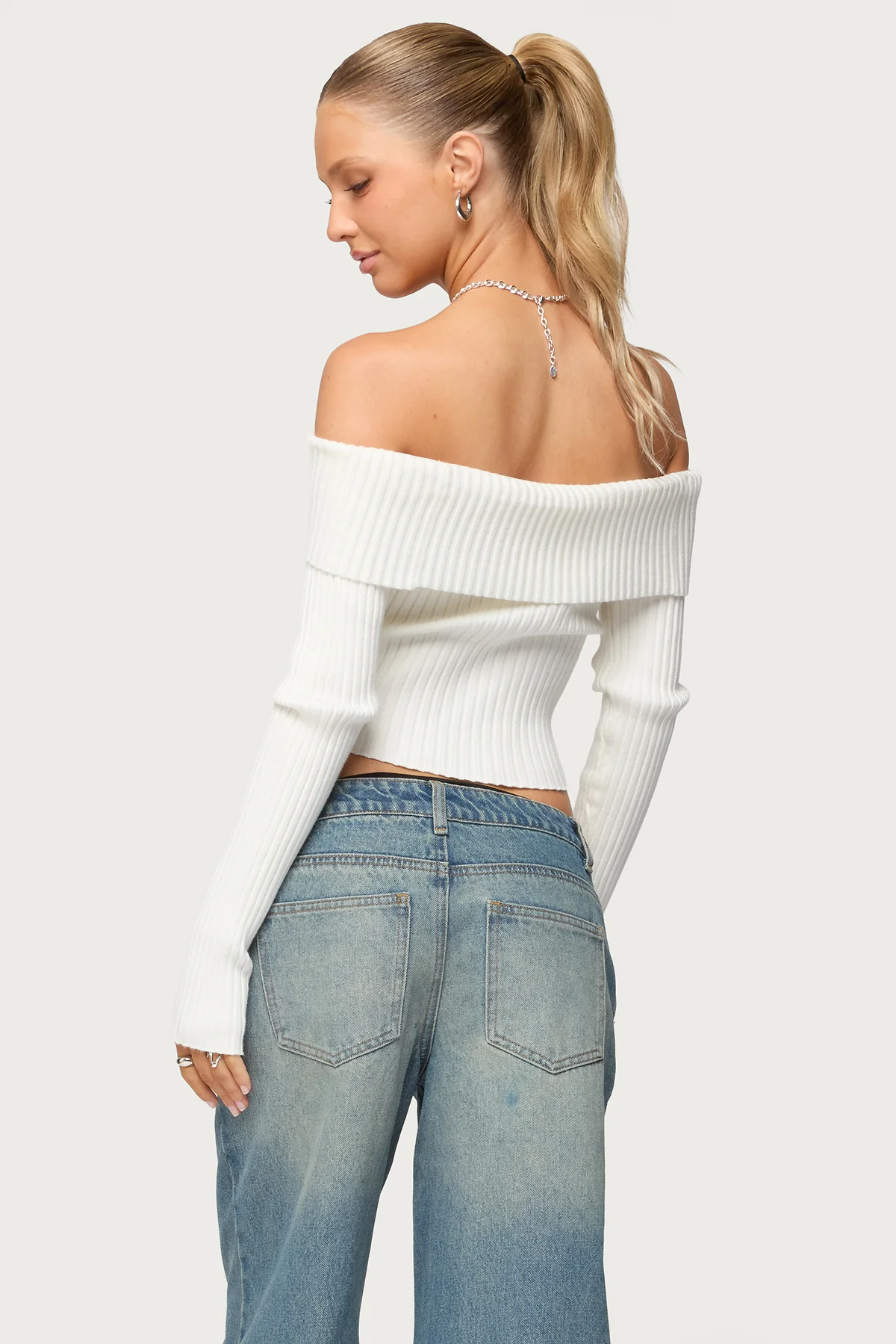 Lauren Knit Foldover Top - Image 5