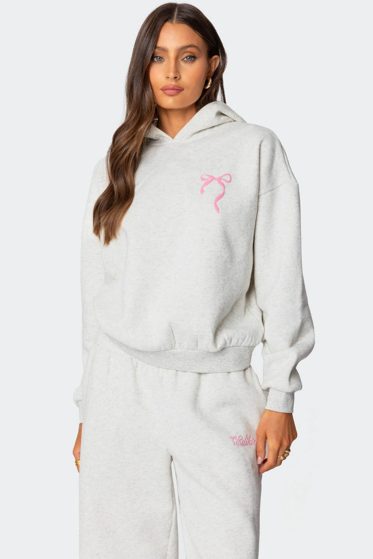 Sasha Bow Detail Hoodie - Image 3