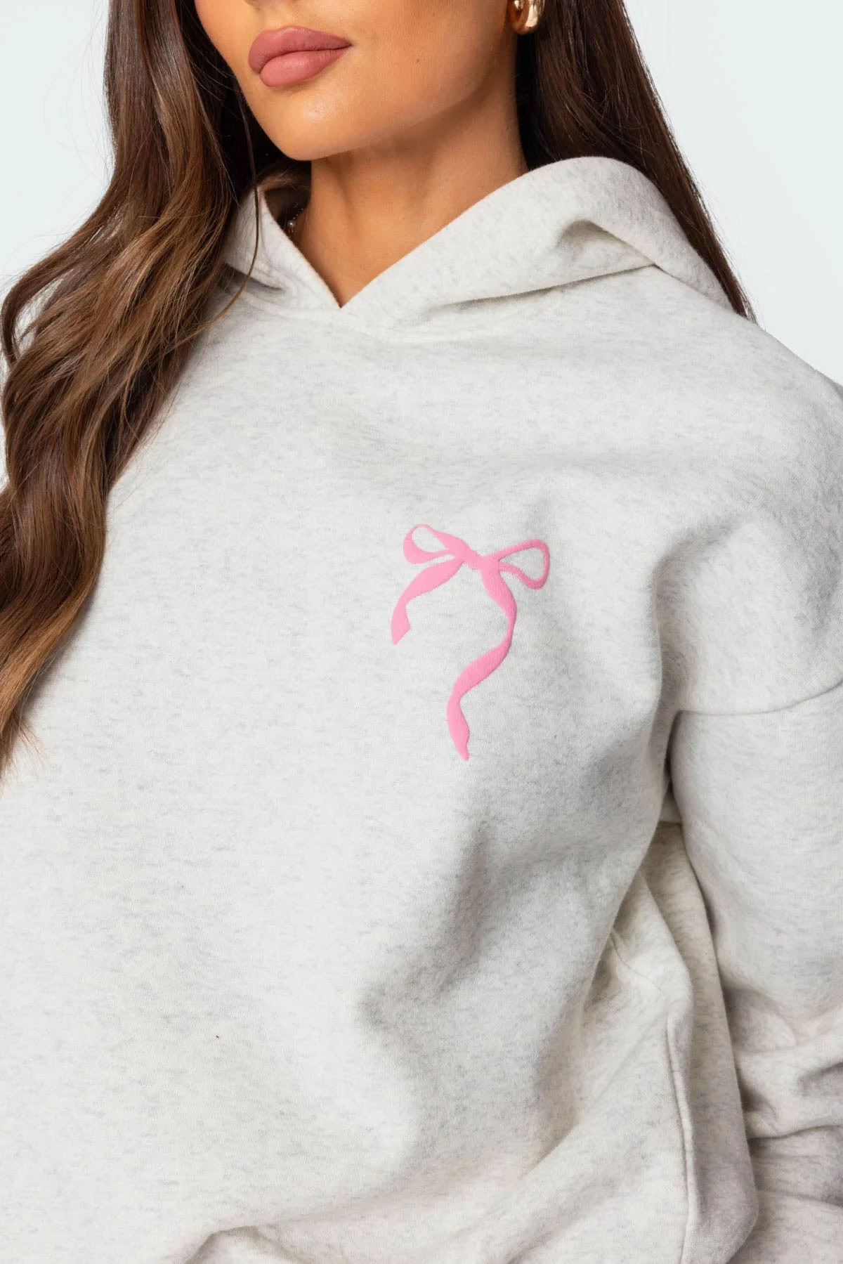 Sasha Bow Detail Hoodie - Image 4